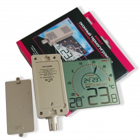 Оконный термометр-гигрометр с инверсивным зеркальным дисплеем RST01088-foto4