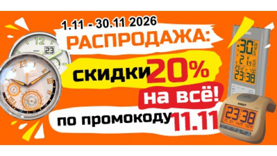 РАСПОДАЖА НОЯБРЯ