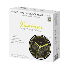 Настенные часы - метеостанция RST Lumineux 77741 -foto4