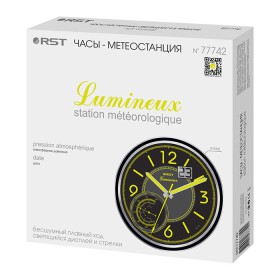 Настенные часы - метеостанция RST Lumineux 77742-foto4