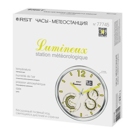 Настенные часы - метеостанция Lumineux 77745-foto4