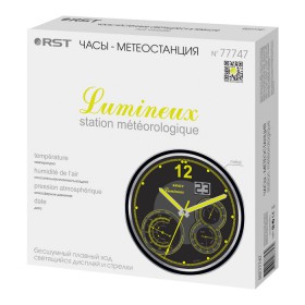 Настенные часы - метеостанция RST Lumineux 77747-foto4